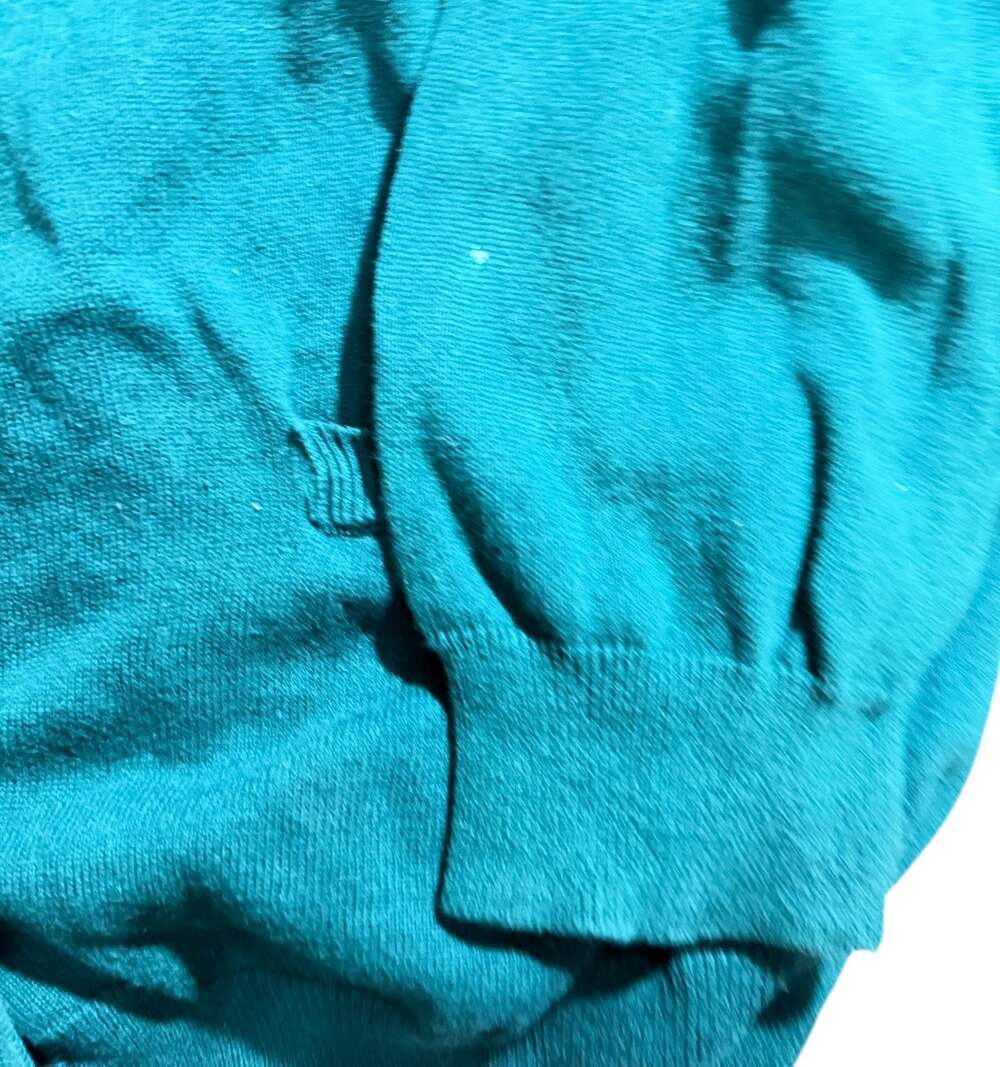 Women’s Ellos Turquoise Cotton Cardigan Size 1X (22-24) - Picture 9 of 10